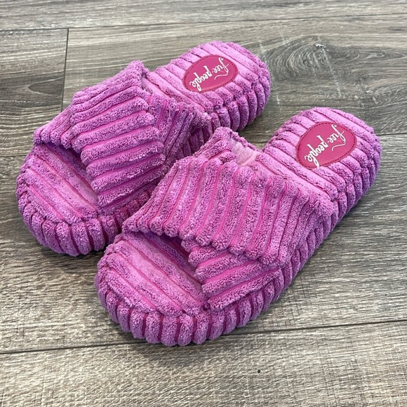 FREE PEOPLE TWO DAYS IN IBIZA SLIDES - ORCHID size 7 - Picture 6 of 7